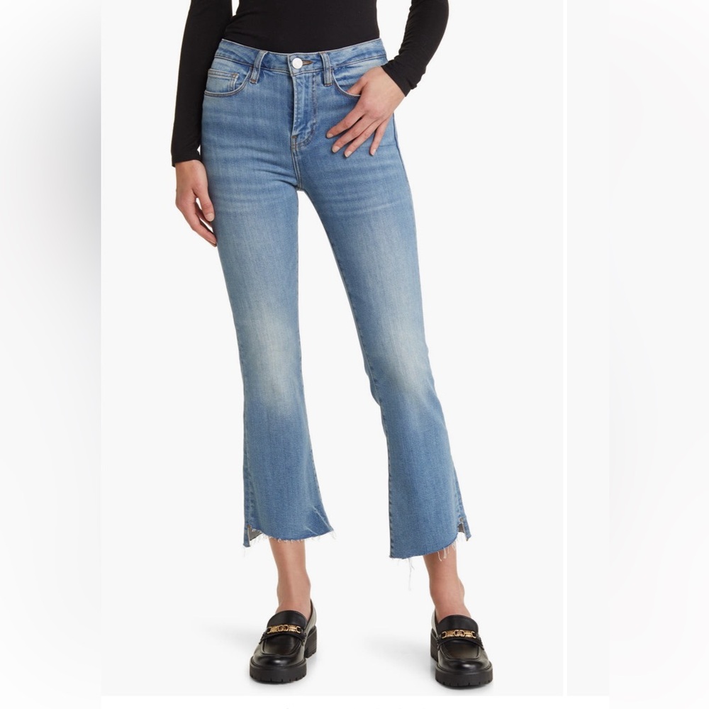 Frame Le Crop Mini Boot Raw Hem Jeans